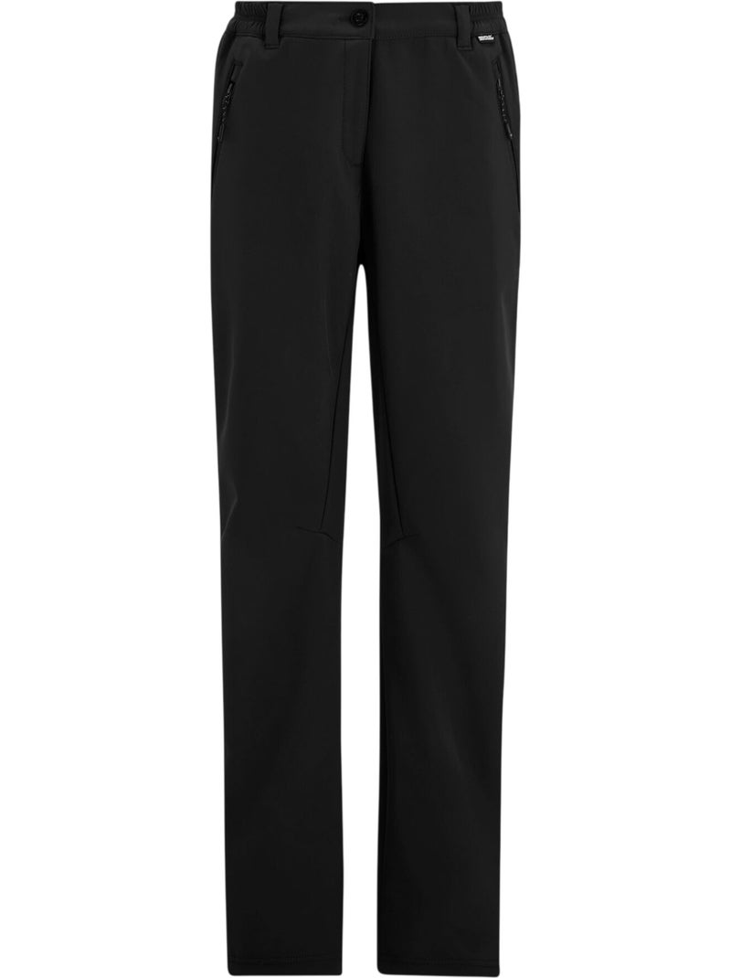 Pantalon imperméable et uni à taille semi-élastiquée geo - regatta Noir - Kiabi