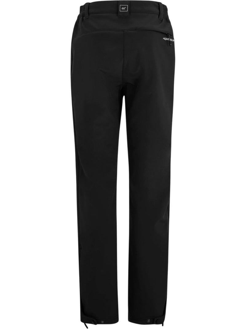 Pantalon imperméable et uni à taille semi-élastiquée geo - regatta Noir - Kiabi