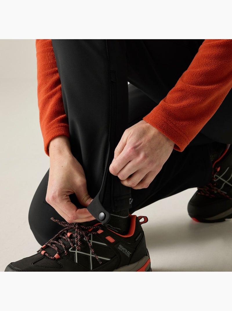 Pantalon imperméable et uni à taille semi-élastiquée geo - regatta Noir - Kiabi