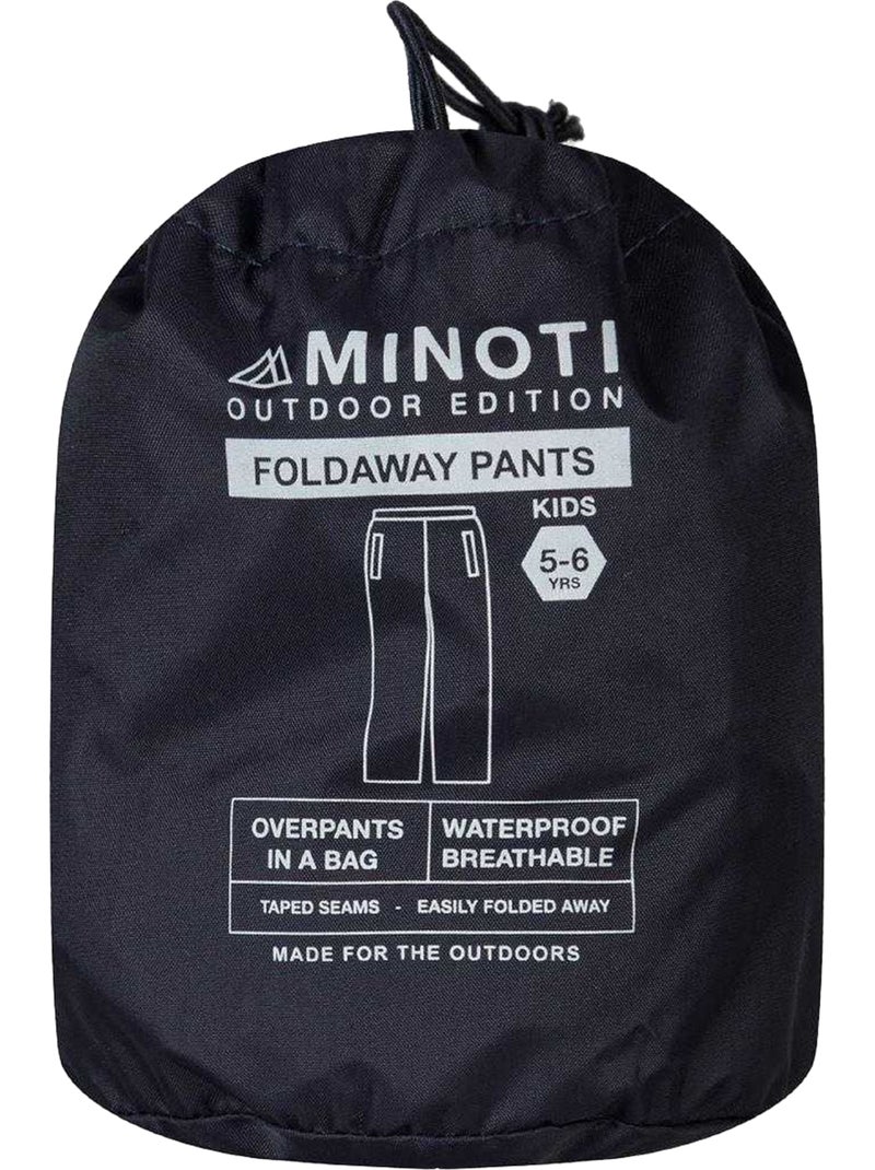 Pantalon imperméable motif/style uni - minoti Bleu - Kiabi