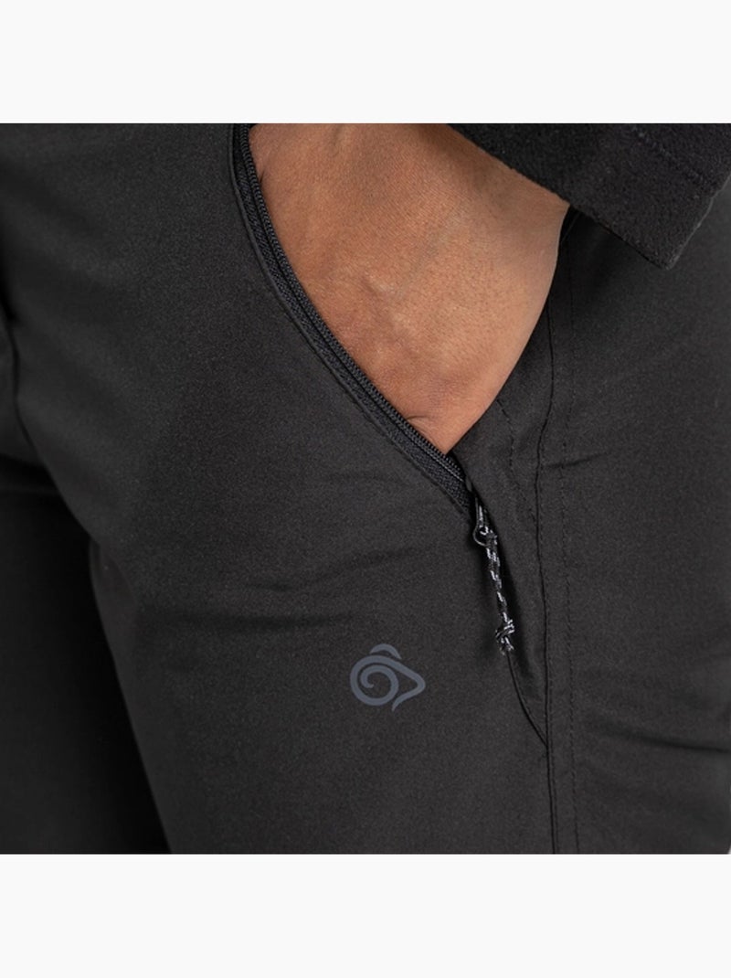 Pantalon imperméable uni à taille semi-élastiquée aysgarth - craghoppers Noir - Kiabi