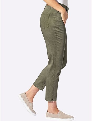 Pantalon imprimé à la coupe classique et aux détails raffinés - Taille standard - Witt