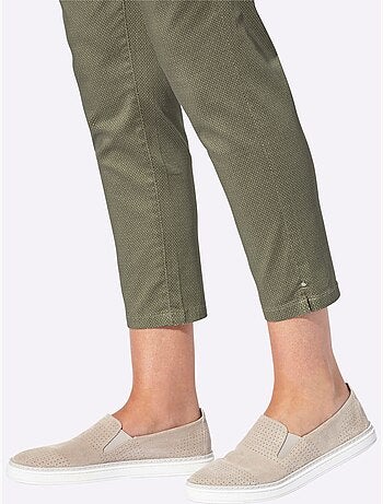 Pantalon imprimé à la coupe classique et aux détails raffinés - Taille standard - Witt