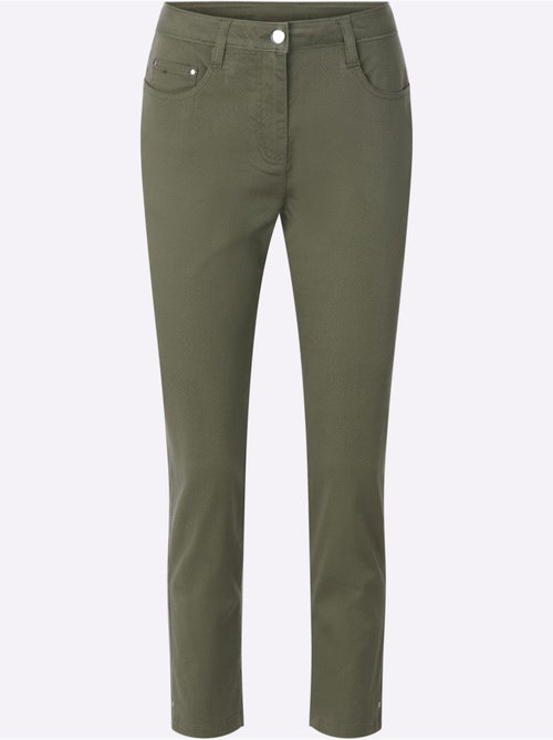 Pantalon imprimé à la coupe classique et aux détails raffinés - Taille standard - Witt - Kiabi