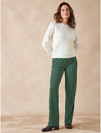 Pantalon imprimé coupe large - daxon