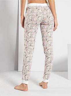 Pantalon imprimé fleuri - Kiabi