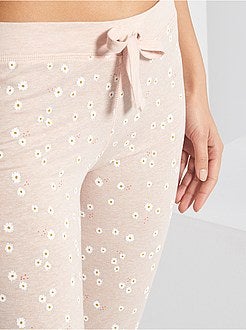 Pantalon imprimé fleuri - Kiabi