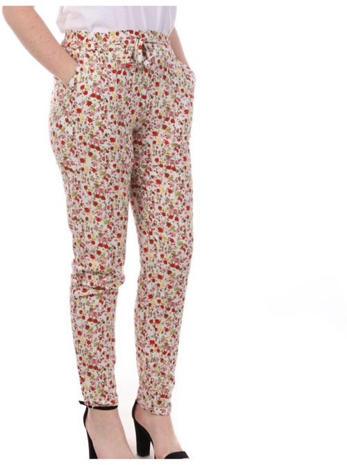 Pantalon Imprimé Floral Femme Vero Moda - Kiabi