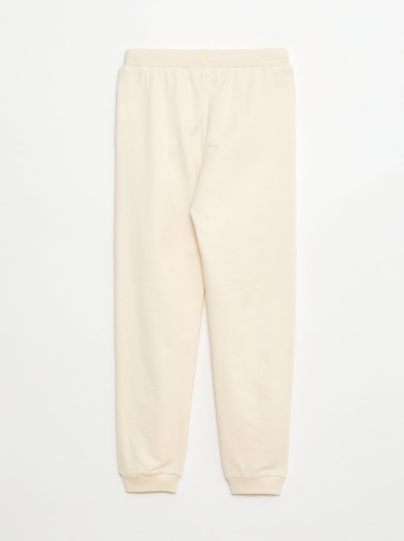 Pantalon imprimé 'Harry Potter' en polaire uni Blanc - Kiabi
