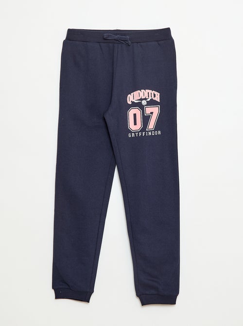 Pantalon imprimé 'Harry Potter' en polaire uni - Kiabi