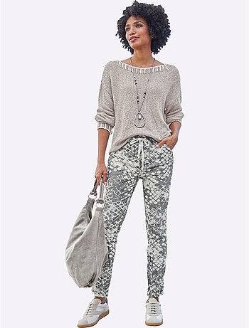 Pantalon Imprimé Imprimé Mode - Taille Standard - Helline