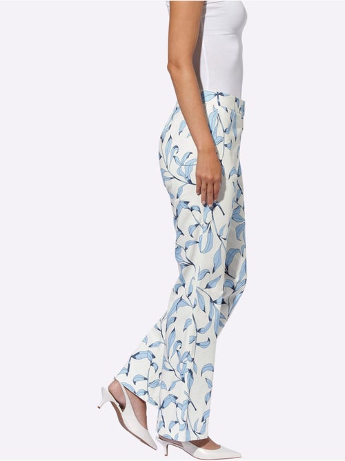 Pantalon Imprimé Légèrement évasé - Taille Standard - helline - Kiabi