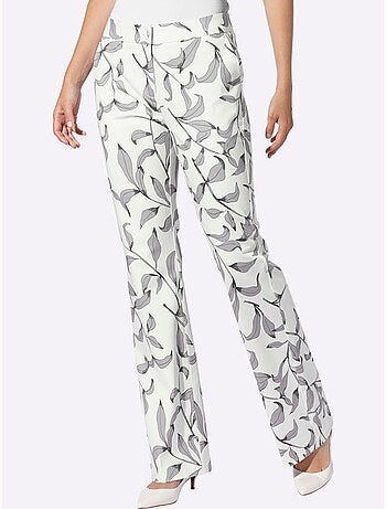Pantalon Imprimé Légèrement évasé - Taille Standard - helline
