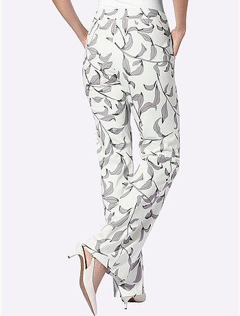 Pantalon Imprimé Légèrement évasé - Taille Standard - helline