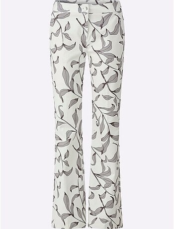 Pantalon Imprimé Légèrement évasé - Taille Standard - helline