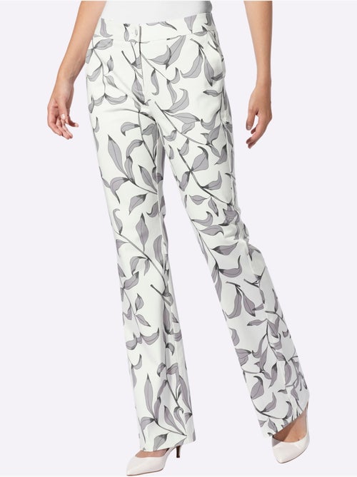 Pantalon Imprimé Légèrement évasé - Taille Standard - helline - Kiabi