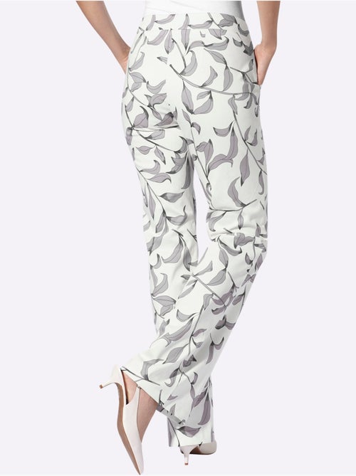 Pantalon Imprimé Légèrement évasé - Taille Standard - helline - Kiabi