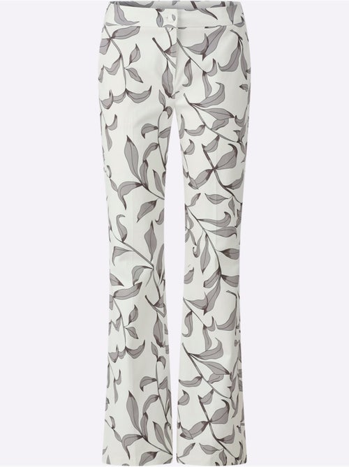 Pantalon Imprimé Légèrement évasé - Taille Standard - helline - Kiabi