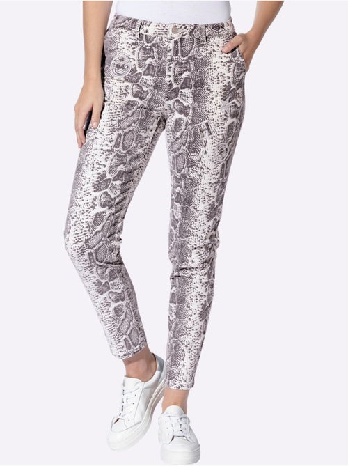 Pantalon imprimé motif animal tendance - taille standard - helline - Kiabi Pantalon imprimé motif animal tendance - taille standard - helline - Kiabi