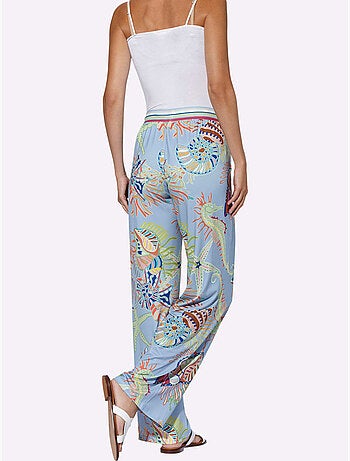 Pantalon Imprimé Motif Imprimé Exclusif - Taille Standard - Helline