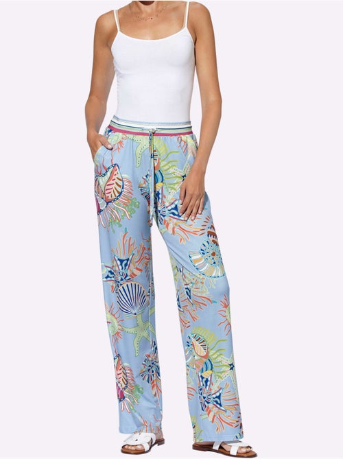 Pantalon Imprimé Motif Imprimé Exclusif - Taille Standard - Helline - Kiabi