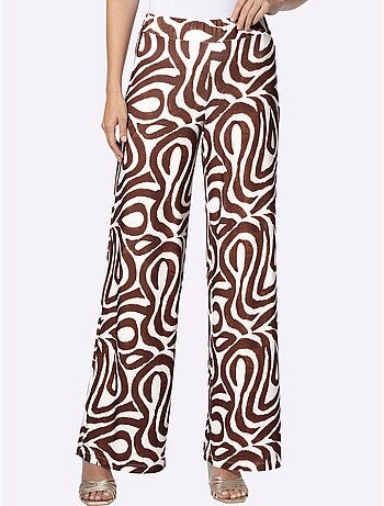 Pantalon Imprimé Motif Imprimé Exclusif - Taille Standard - Helline