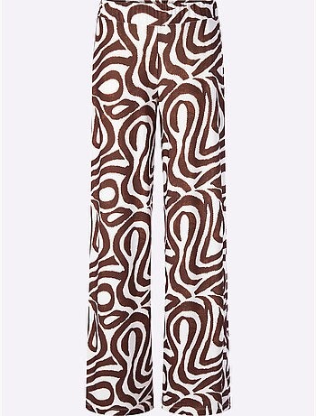 Pantalon Imprimé Motif Imprimé Exclusif - Taille Standard - Helline