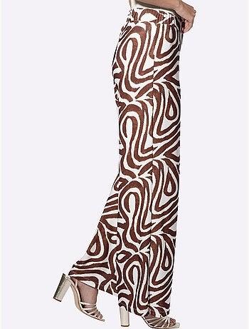 Pantalon Imprimé Motif Imprimé Exclusif - Taille Standard - Helline