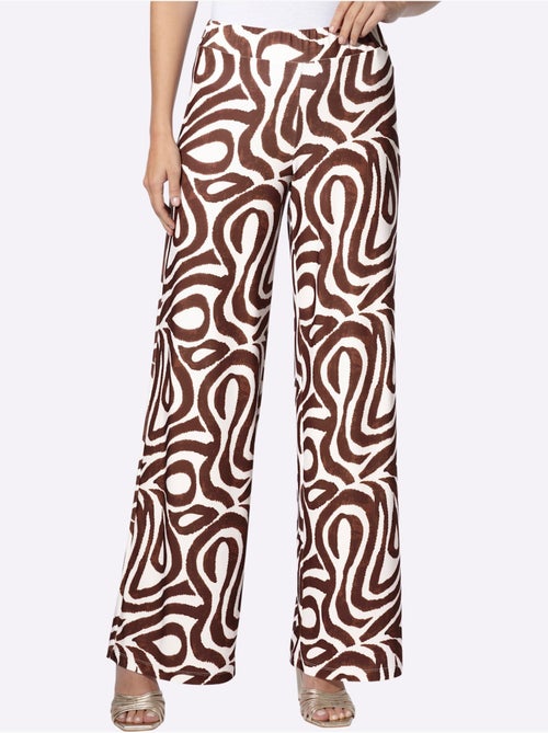 Pantalon imprimé motif imprimé exclusif - taille standard - helline - Kiabi