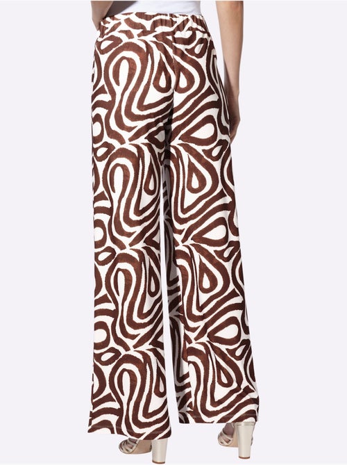 Pantalon imprimé motif imprimé exclusif - taille standard - helline - Kiabi