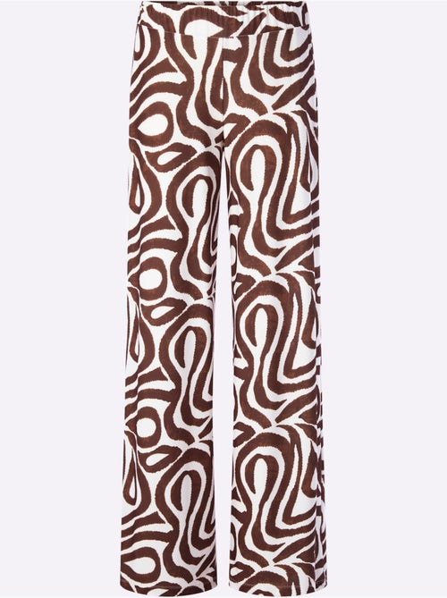 Pantalon imprimé motif imprimé exclusif - taille standard - helline - Kiabi