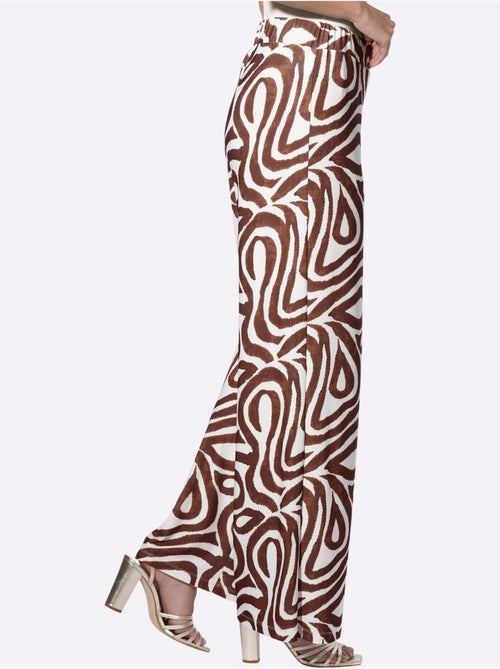 Pantalon imprimé motif imprimé exclusif - taille standard - helline - Kiabi