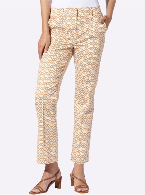 Pantalon Imprimé Nervures Affinantes - Taille Standard - Helline - Kiabi