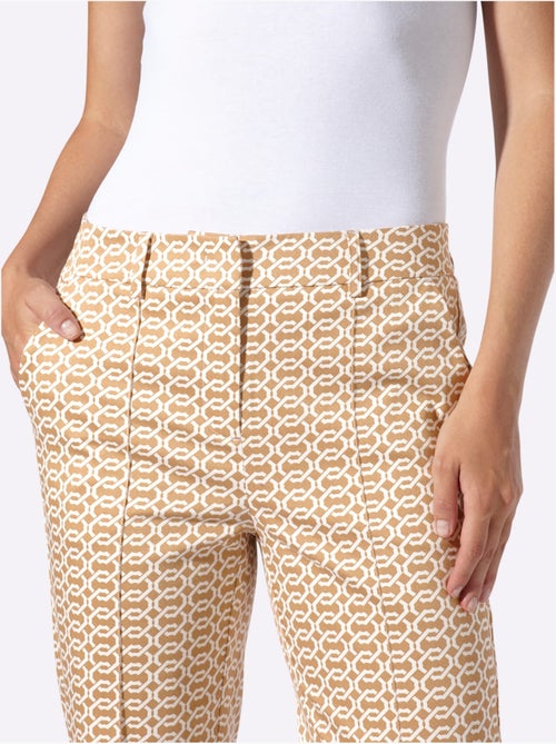 Pantalon Imprimé Nervures Affinantes - Taille Standard - Helline - Kiabi