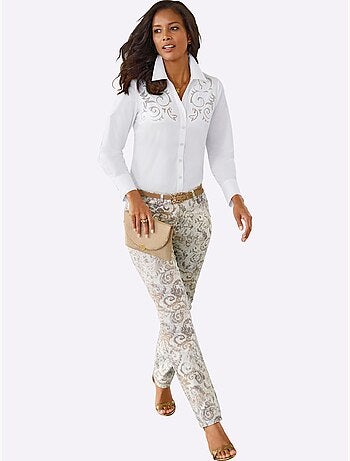 Pantalon Imprimé Qualité Coton - Taille Standard - Witt