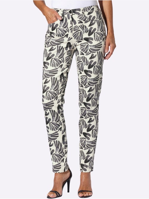 Pantalon imprimé qualité coton - taille standard - witt - Kiabi Pantalon imprimé qualité coton - taille standard - witt - Kiabi
