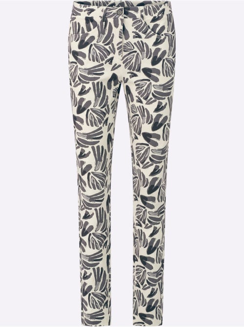 Pantalon imprimé qualité coton - taille standard - witt - Kiabi Pantalon imprimé qualité coton - taille standard - witt - Kiabi