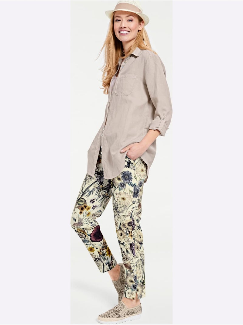 Pantalon Imprimé Stature Standard - Taille Standard - helline Multicolore - Kiabi