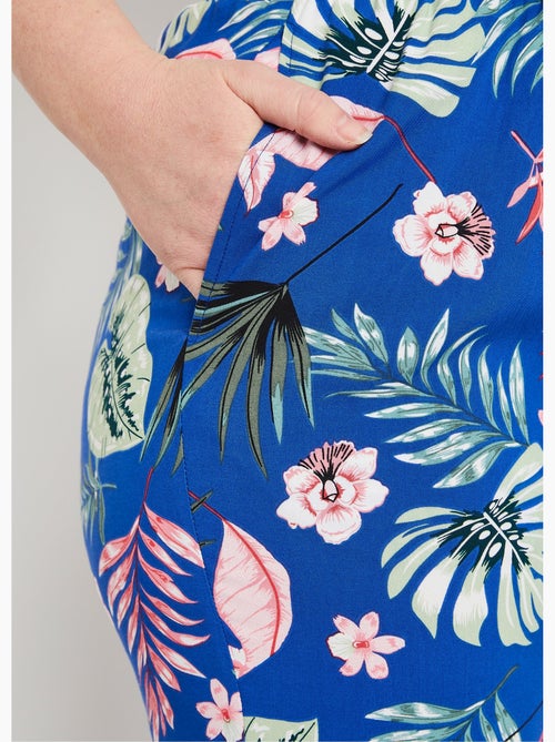 Pantalon imprimé taille élastiquée - Afibel - Kiabi