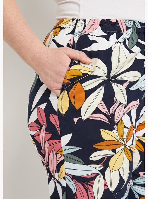 Pantalon imprimé taille élastiquée - Afibel - Kiabi