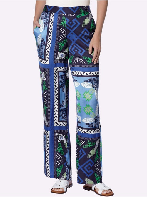 Pantalon Imprimé Tricot Affinant - Taille Standard - Helline - Kiabi