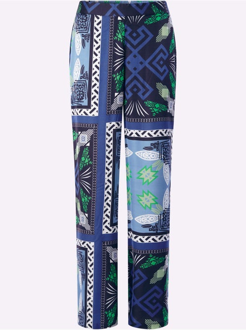 Pantalon Imprimé Tricot Affinant - Taille Standard - Helline - Kiabi