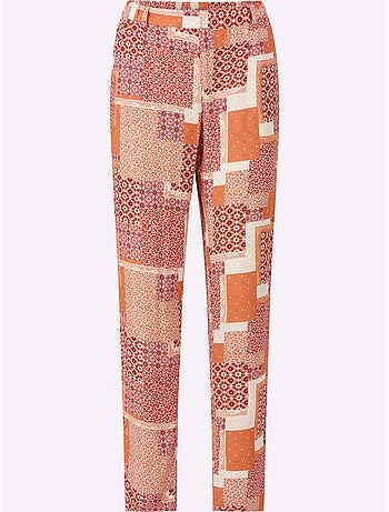 Pantalon Imprimé Viscose Douce Et Fluide - Taille Standard - Witt