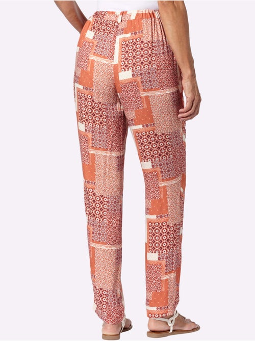 Pantalon Imprimé Viscose Douce Et Fluide - Taille Standard - Witt - Kiabi Pantalon Imprimé Viscose Douce Et Fluide - Taille Standard - Witt - Kiabi