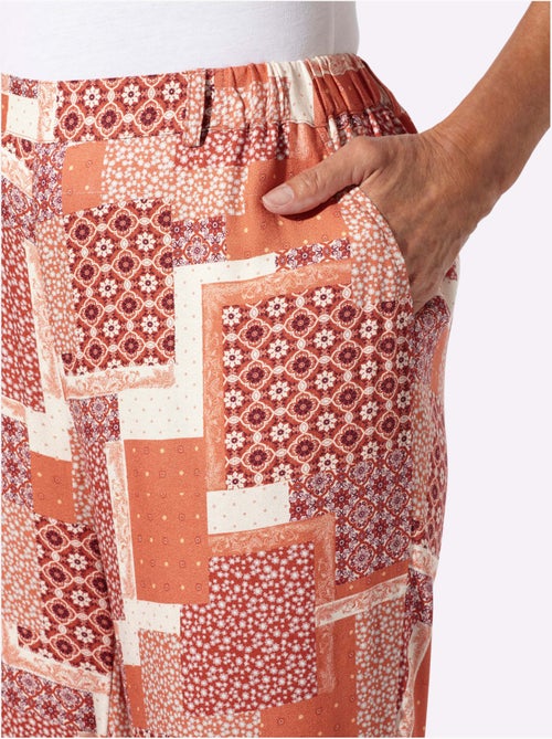 Pantalon Imprimé Viscose Douce Et Fluide - Taille Standard - Witt - Kiabi Pantalon Imprimé Viscose Douce Et Fluide - Taille Standard - Witt - Kiabi
