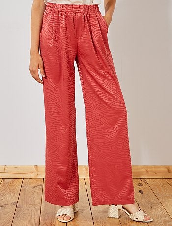 Pantalon imprimé zébré - Kiabi