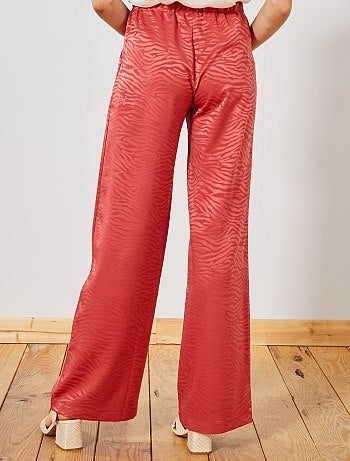 Pantalon imprimé zébré - Kiabi