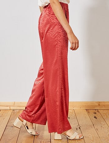 Pantalon imprimé zébré - Kiabi