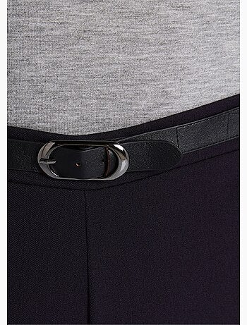 Pantalon infroissable taille semi élastiquée - Afibel