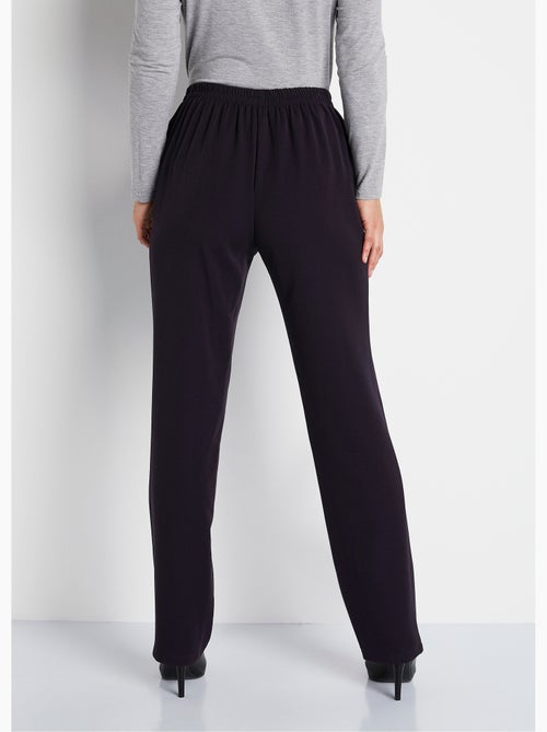 Pantalon infroissable taille semi élastiquée - Afibel - Kiabi